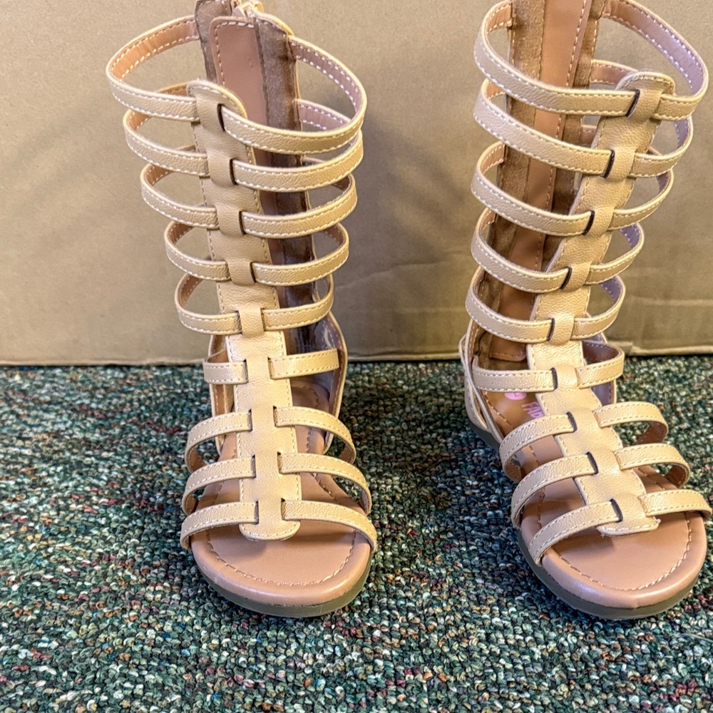 Fabkids Tan Gladiator Sandals